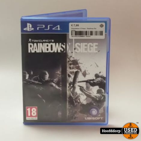 Playstation 4 Game : Rainbow Six Siege