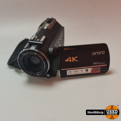 ordro HDR AC5 4H Hd Camera in koffer