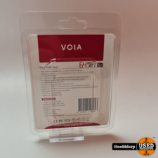 Voia 64GB micro sd kaart XC1 Nieuw in seal