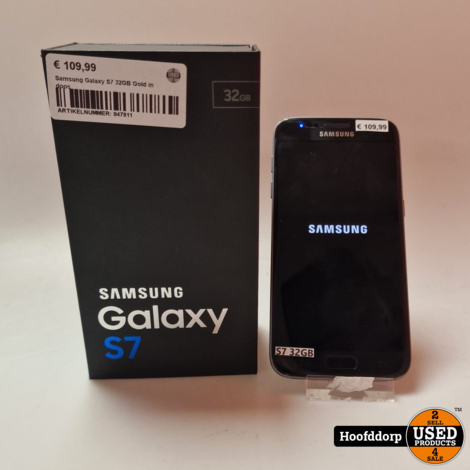 Samsung Galaxy S7 32GB Black in doos