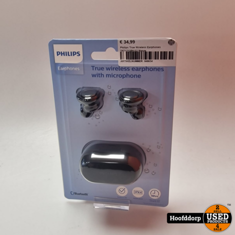 Philips True Wireless Earphones TAT1215BK/03 Nieuw