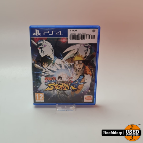 Playstation 4 game : Naruto Shippuden : Ultimate Ninja Storm 4