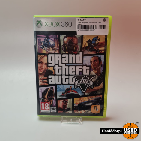 Xbox 360 game : GTA 5 Grand Theft Auto 5