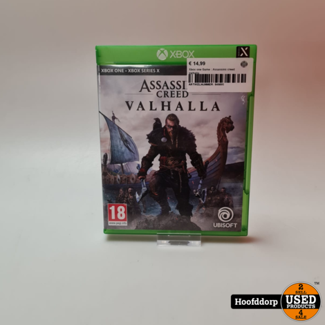 Xbox one Game : Assassins creed Valhalla