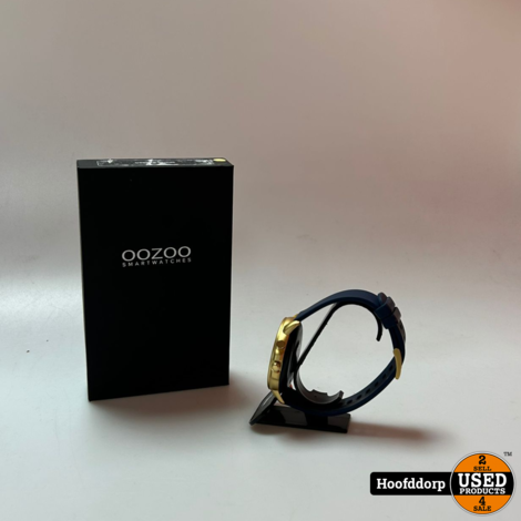 oozoo smartwatch Gold/Blue nieuwstaat in doos