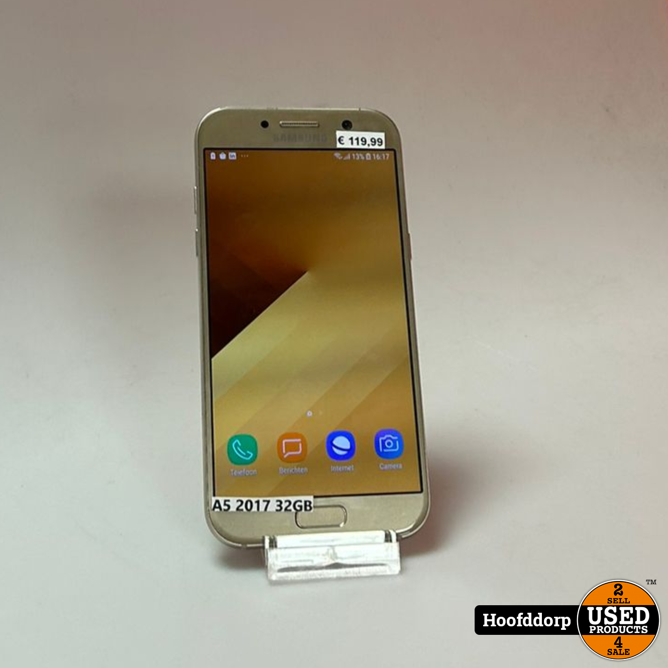 Stier zonlicht Idool Samsung Galaxy A5 2017 Gold - Used Products Hoofddorp