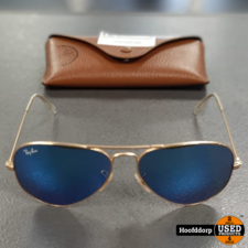 Ray Ban 58014 Gold Zonnebril