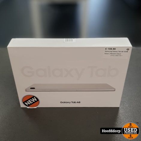 Samsung Galaxy Tab A8 32GB Silver | Nieuw In Doos