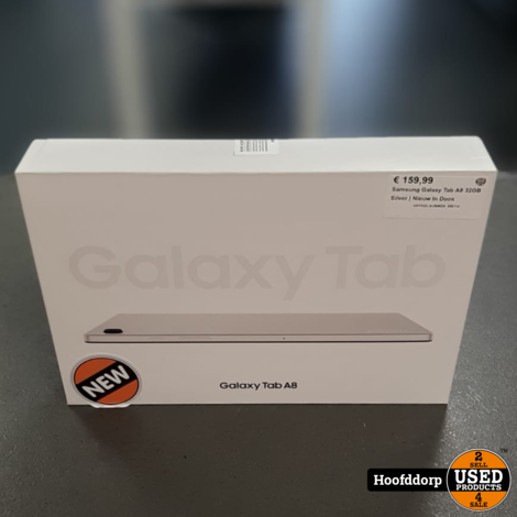 Samsung Galaxy Tab A8 32GB Silver | Nieuw In Doos