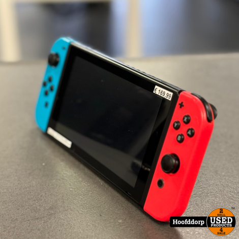 Nintendo Switch Console Rood/Blauw | Redelijke Staat (Zie Omschrijving)