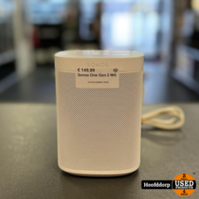 Sonos One Gen 2 Wit | Nette Staat