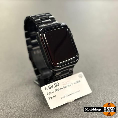 Apple Watch Series 3 42MM Zwart