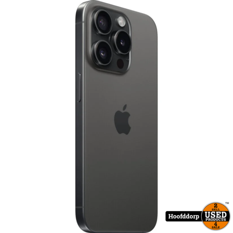 iPhone 15 Pro 128GB Black Titanium | Nieuw uit doos