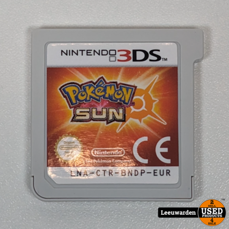 3DS - Pokemon Sun - Nintendo 3 DS Game