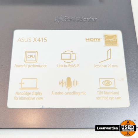 Asus VivoBook X415EA - Core i3-11154G4 - 4 RAM - 120 SSD - W11