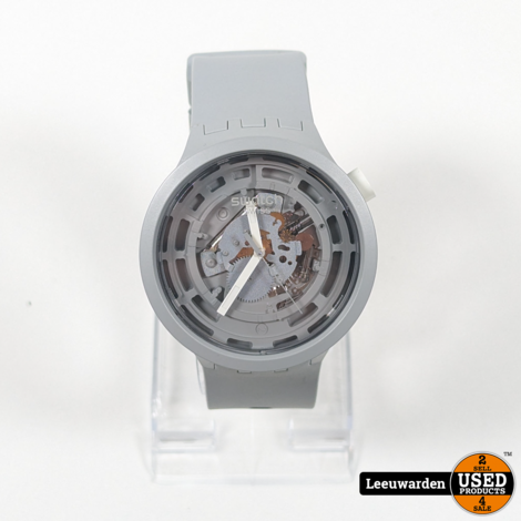 Swatch Big Bold Bio Ceramic Grey Analoog Herenhorloge