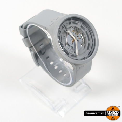 Swatch Big Bold Bio Ceramic Grey Analoog Herenhorloge