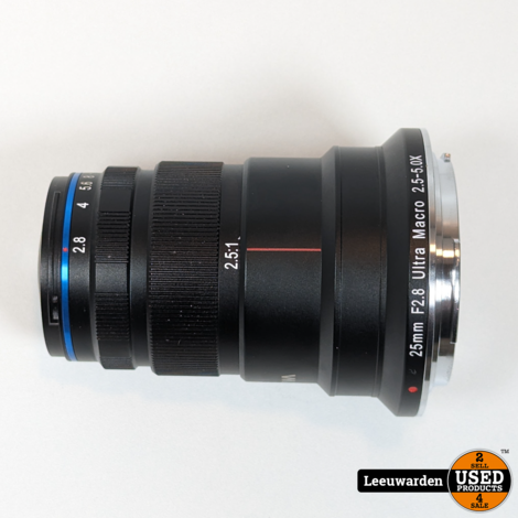 Laowa Venus 25mm f/2.8 2.5-5X Ultra-Macro Lens Canon EF-mount objectief
