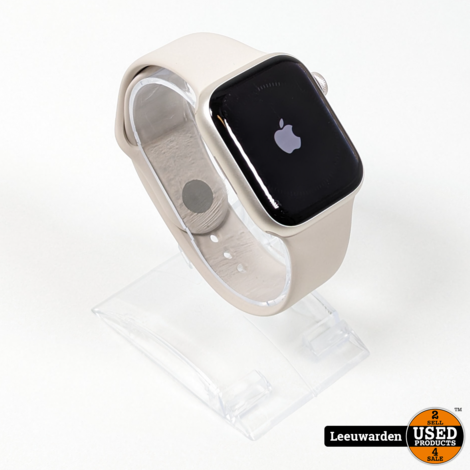 Apple Watch Series 8 45mm GPS Cellular + Sportbandje Goud (Beige)