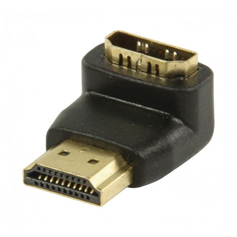 Valueline HDMI adapter connector 90° angled - HDMI™ input black