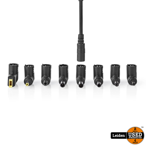 Notebook-Adapter | Universeel 8 Connectoren | 65 W | Uitgang 15 V - 20 V / 4 A (Max.)