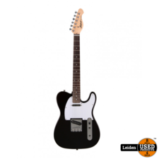 Aria Electric Guitar Black 615-FRONTI BK