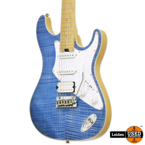 Aria Electric Guitar Turquoise Blue 714-MK2 TQBL