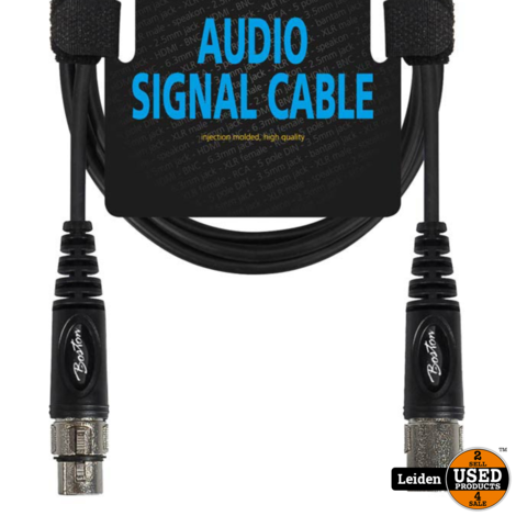 AC-298-300 | Boston audio signaalkabel XLR-F naar XLR-M - 3 meter