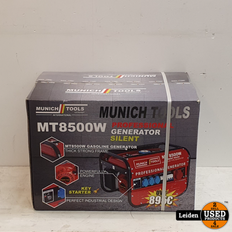 Munich Tools MT8500W Keystart Aggregaat Generator