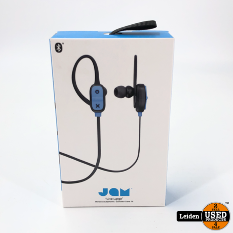 JAM Live Large Blue Bluetooth-oordopjes (NIEUW uit doos)