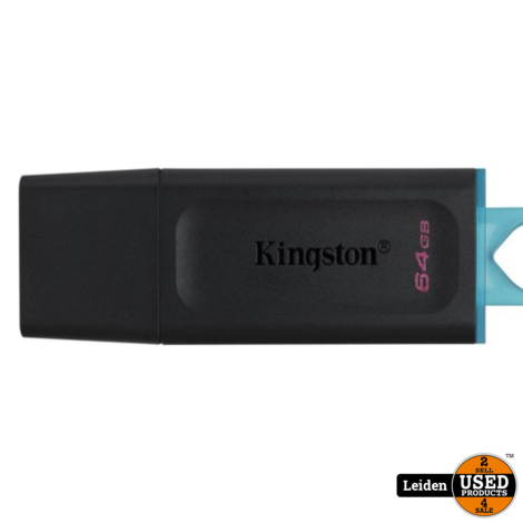 Kingston 64GB USB Stick - USB 3.2 Gen 1 - DataTraveler Exodia - Zwart