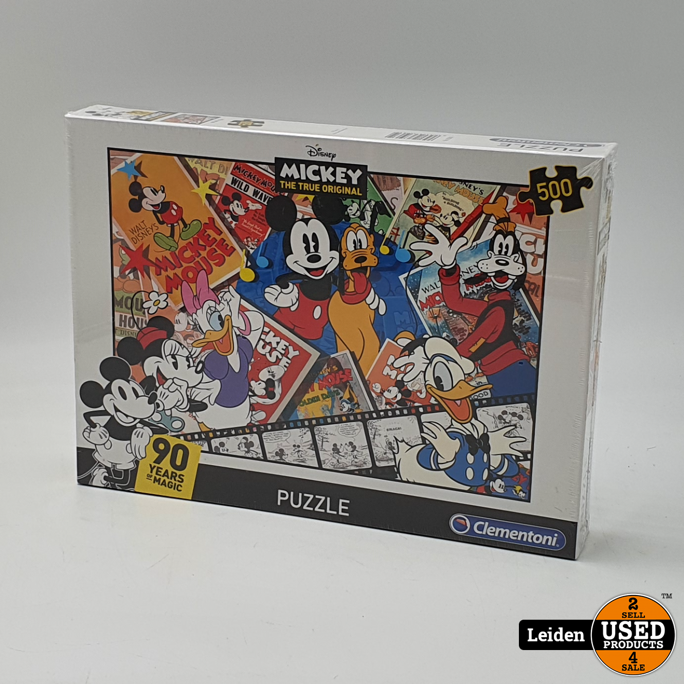 Accumulatie Th Noodlottig Puzzel Mickey Mouse 90 jaar - 500 stukjes - Clementoni - Used Products  Leiden