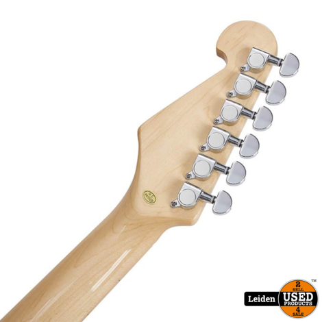 SX Stratocaster Modern Series Elektrische gitaar Blue Glow inclusief gigbag en kabel