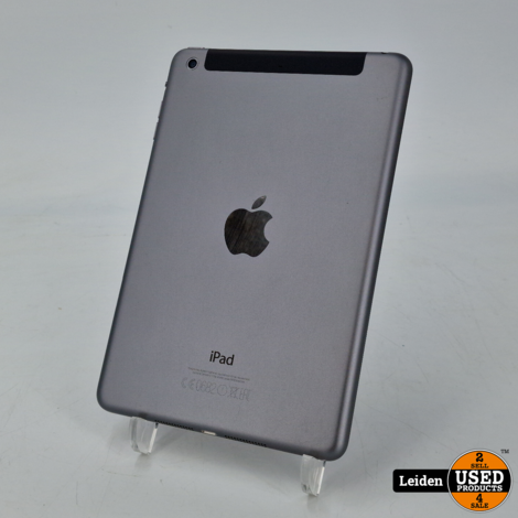 iPad Mini 2 16GB Wifi + 4G - Zwart (schade scherm)