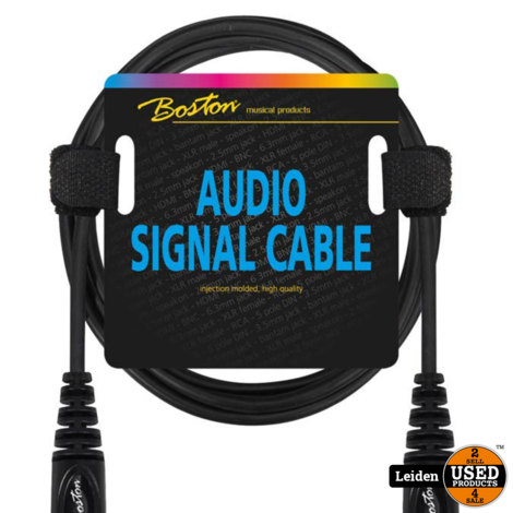 AC-298-300 | Boston audio signaalkabel XLR-F naar XLR-M - 3 meter