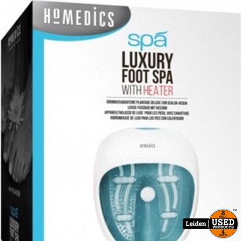 HoMedics FS250 Luxe Voetenbad met Warmtefunctie (NIEUW uit doos)