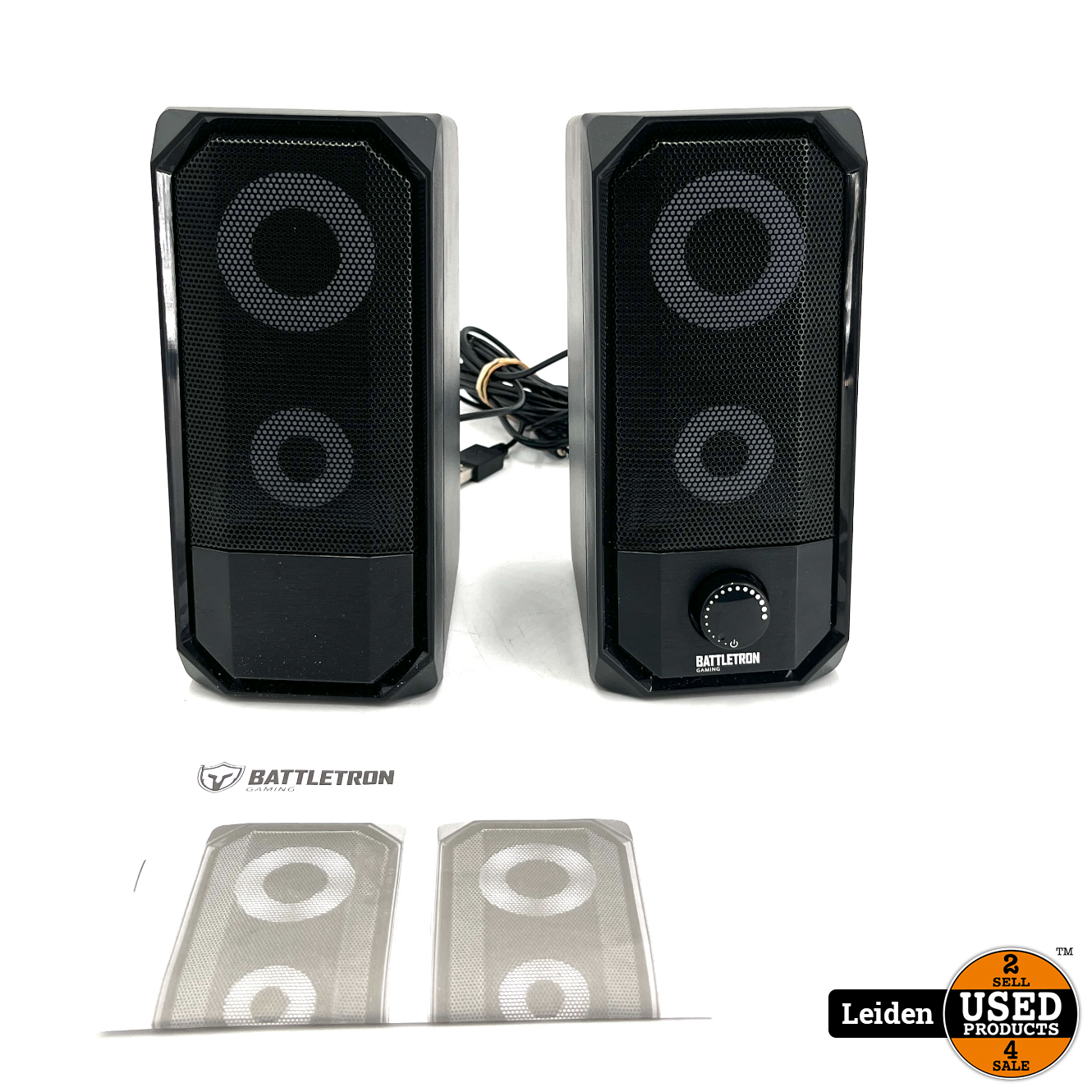 mot Kinderdag inrichting Battletron - gaming speakers - met verlichting - Jack,USB - 10 x 8 x 17 cm  - Used Products Leiden