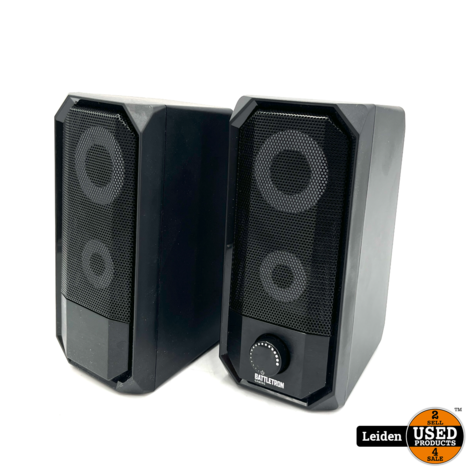 Battletron - gaming speakers - met verlichting - Jack,USB - 10 x 8 x 17 cm