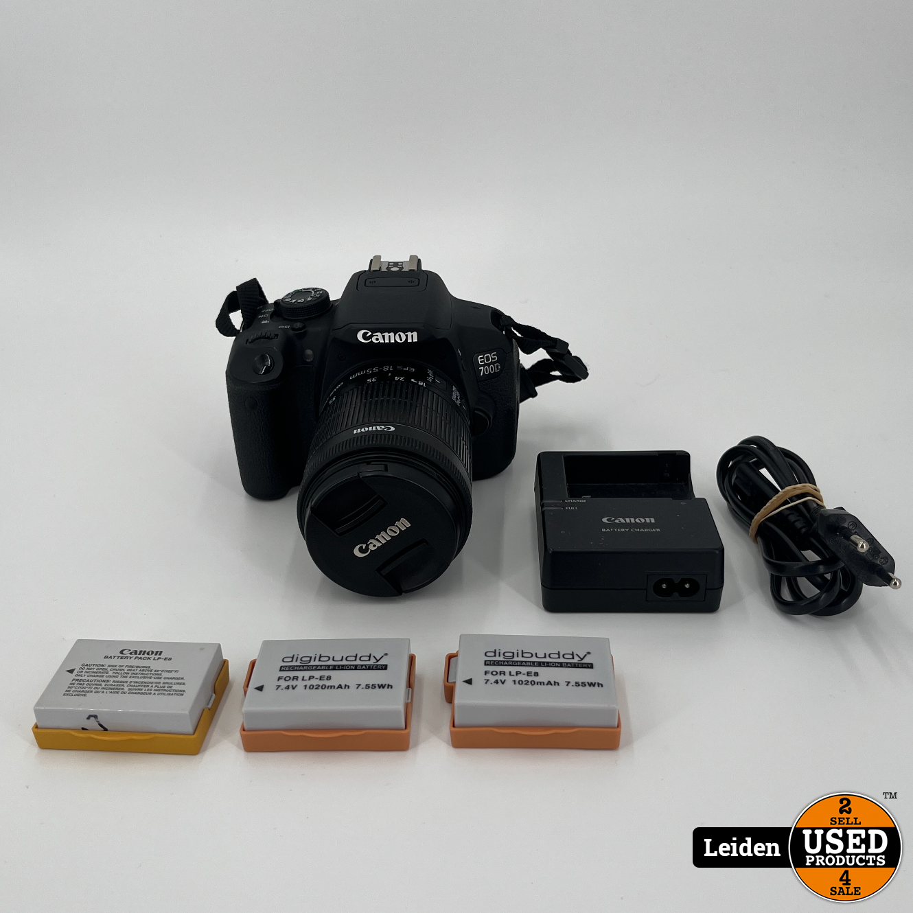 Onrustig Verzoekschrift Wonderbaarlijk Canon EOS 700D + EF-S 18-55mm f/3.5-5.6 IS STM - Used Products Leiden