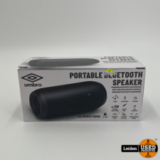 Umbro Draagbare Bluetooth Speaker met Radio - Draadloos - Meerdere Ingangen: AUX/USB/SD - Zwart