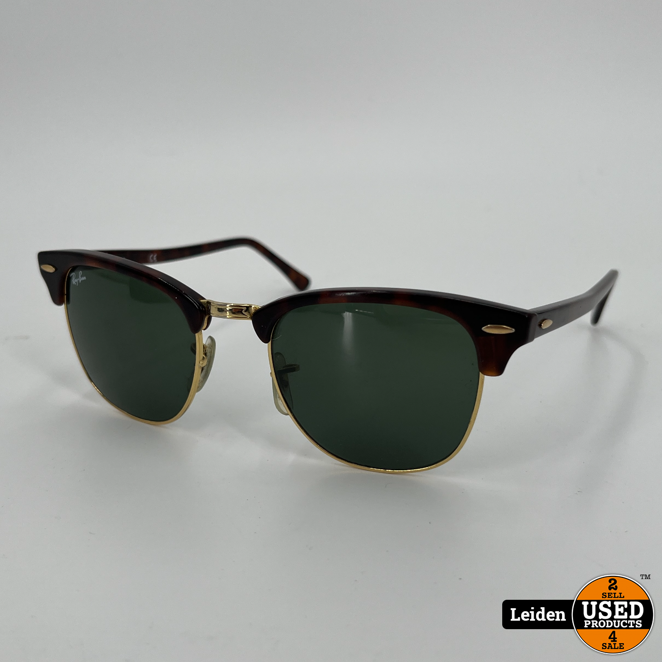 Toelating Dierentuin s nachts Inspiratie Rayban Clubmaster RB3016 Zonnebril - Used Products Leiden