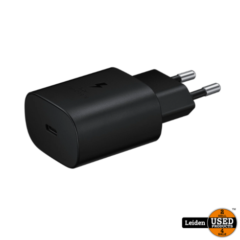 Originele Samsung 25W Power Adapter met USB-C Kabel 1 Meter 3A Zwart