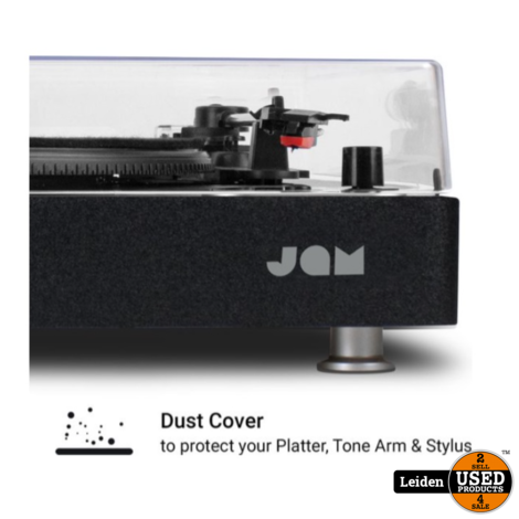 JAM Spun Out Bluetooth Platenspeler - USB - Zwart (NIEUW uit doos)