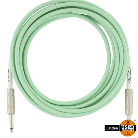 Fender Original Series Instrumenten Kabel 3M - Surf Green / Daphne Blauw / Fiesta Rood