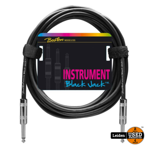 GC-220-6 | Boston Black Jack instrumentkabel 6 meter - Zwart