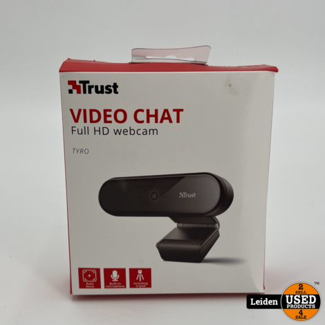 Trust Tyro - Full HD Webcam - Zwart