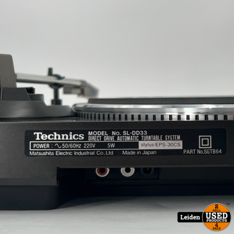 Technics SL-DD33 Direct Drive Platenspeler