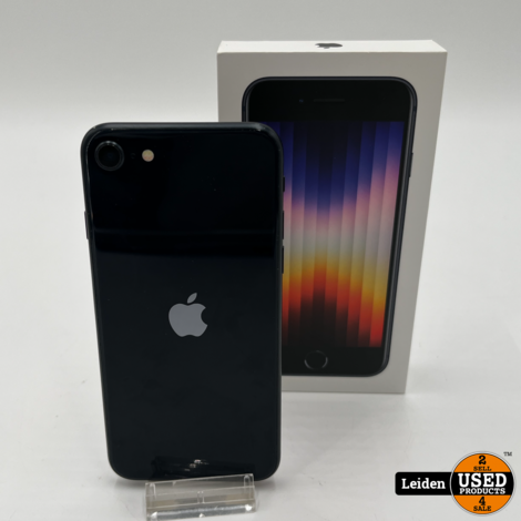 iPhone SE (3e generatie) 64GB - Zwart | Kras in het scherm