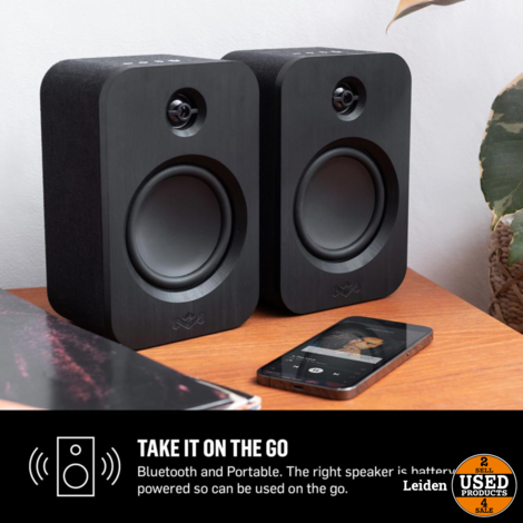 House of Marley Get Together Duo Bluetooth Speaker - Zwart (NIEUW uit doos)