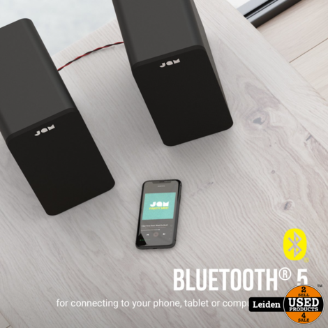 JAM Boekenplank Speakers - Bluetooth - Zwart (NIEUW uit doos)